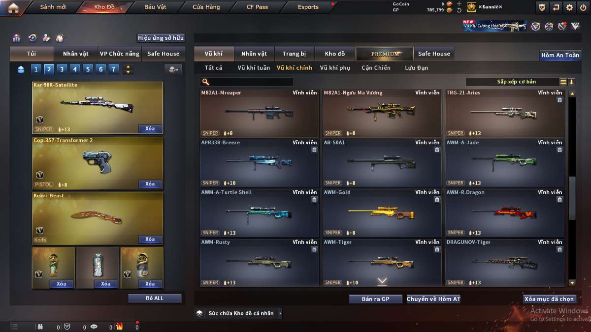 shop acc cf uy tin gia re